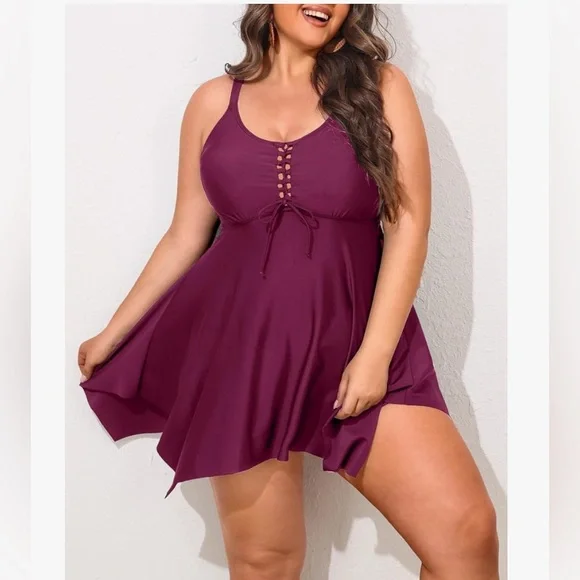 Swimdress With Shorts Size 20W NWT - Picture 2 of 14